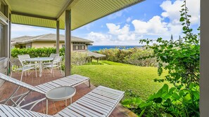 Outdoor dining - Kapalua Ridge Villa 611 By Parrish Maui - Close to pool & AC (Lahaina)