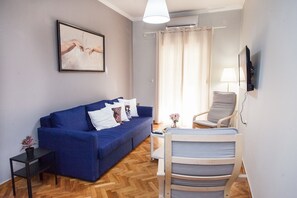 Apartment | Living area - Beautiful new decorated apt in Athens (Athens)