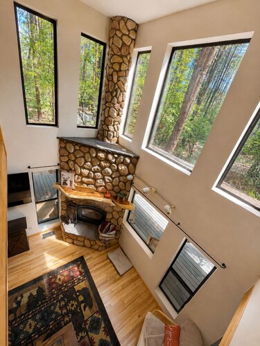Wooded Pine Cabin w/ Loft & Covered Patio, WiFi, Covered Parking STR-2509-0071