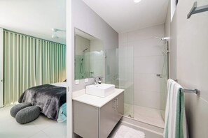 Hair dryer, towels