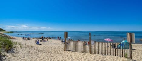 Vlak bij het strand