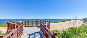 Spacious Stone Fire Pit Game Room!