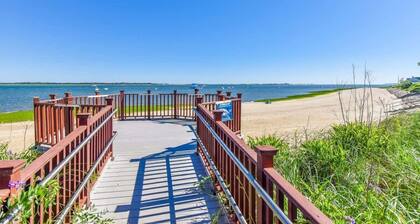 Spacious Stone Fire Pit Game Room!