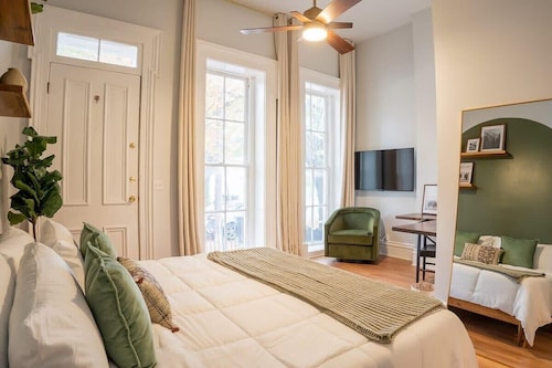 Professionally curated home with private backyard