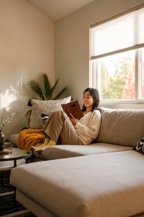TV connectée, cheminée, services de streaming