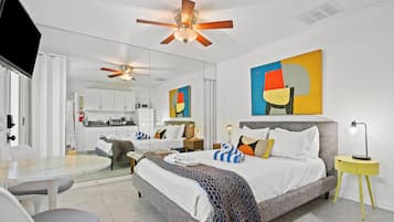 4 bedrooms, iron/ironing board, travel crib, WiFi