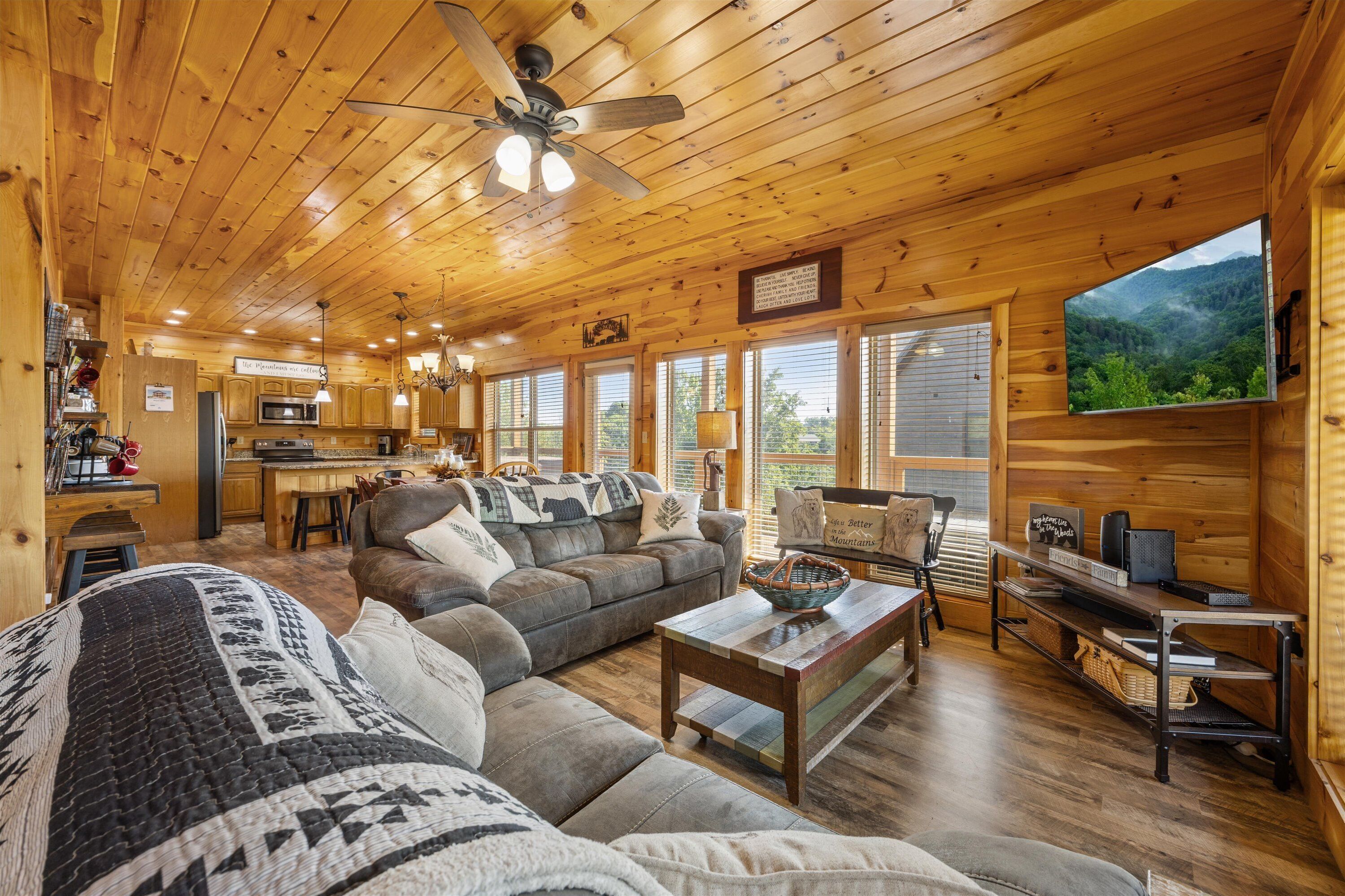 Smart TV, fireplace, DVD player, offices