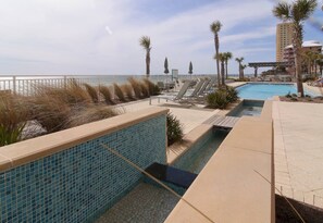 Indoor pool, a heated pool
