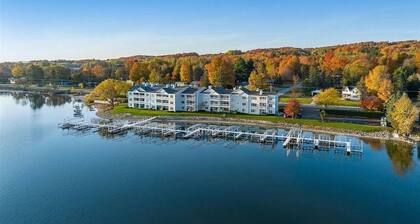 Bright, Beautiful, Newly Remodeled condo right on Lake Charlevoix.