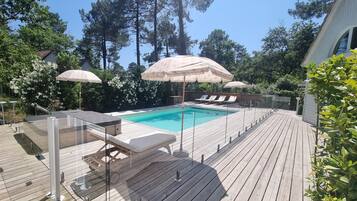 Una piscina riscaldata