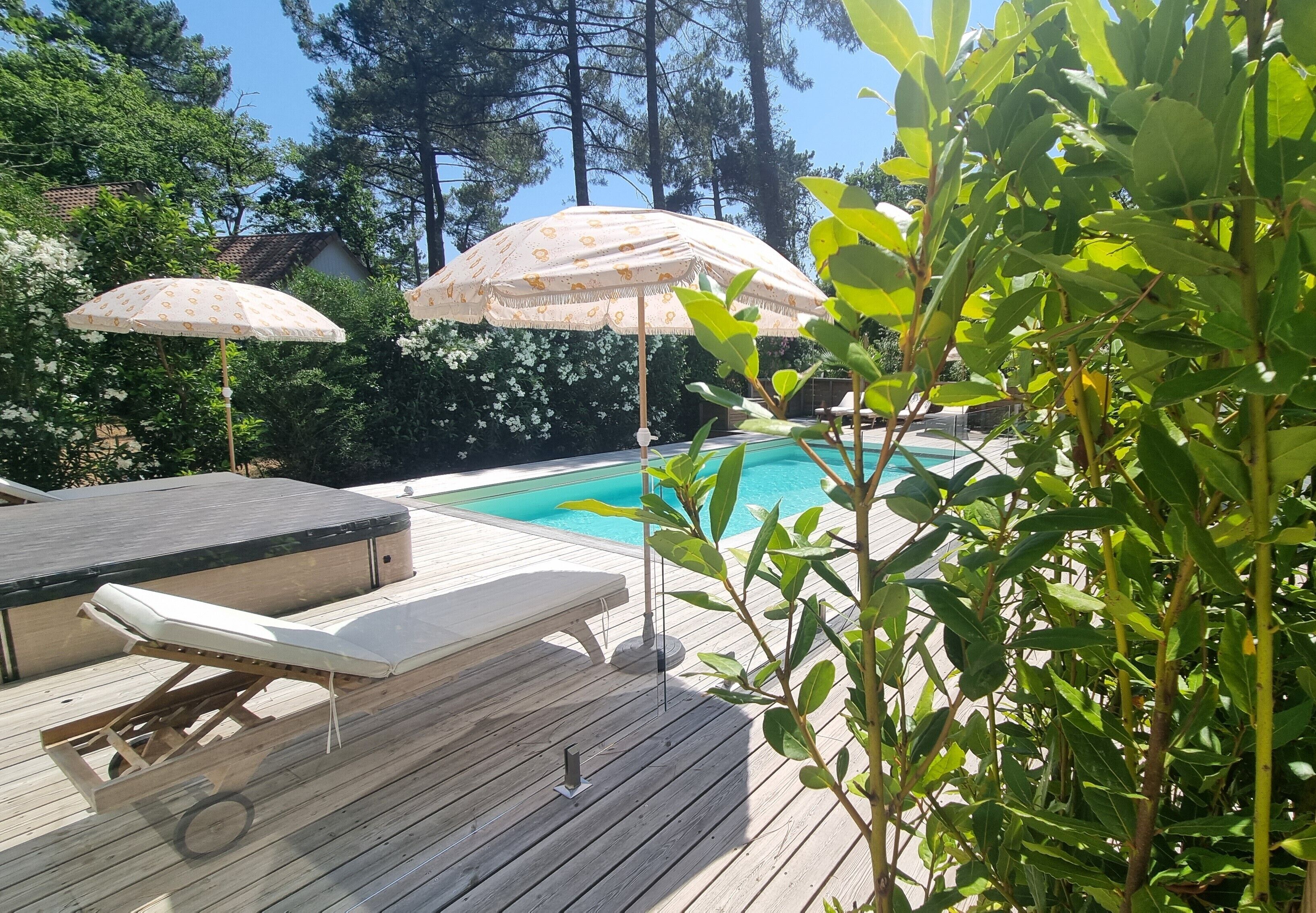 Una piscina riscaldata