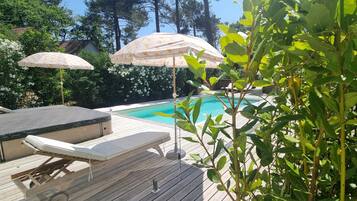 Una piscina riscaldata