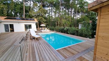 Una piscina climatizada