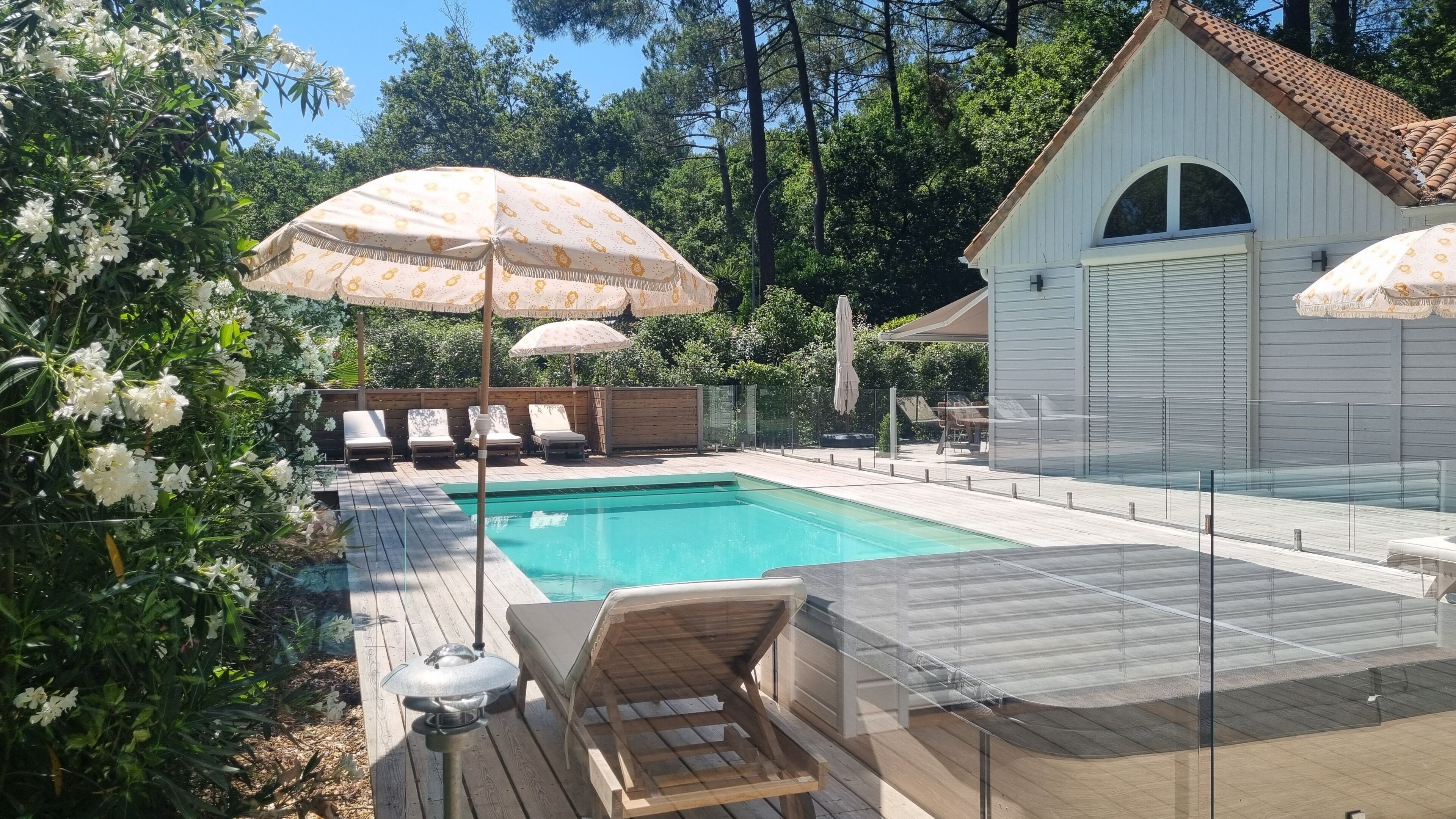 Una piscina riscaldata