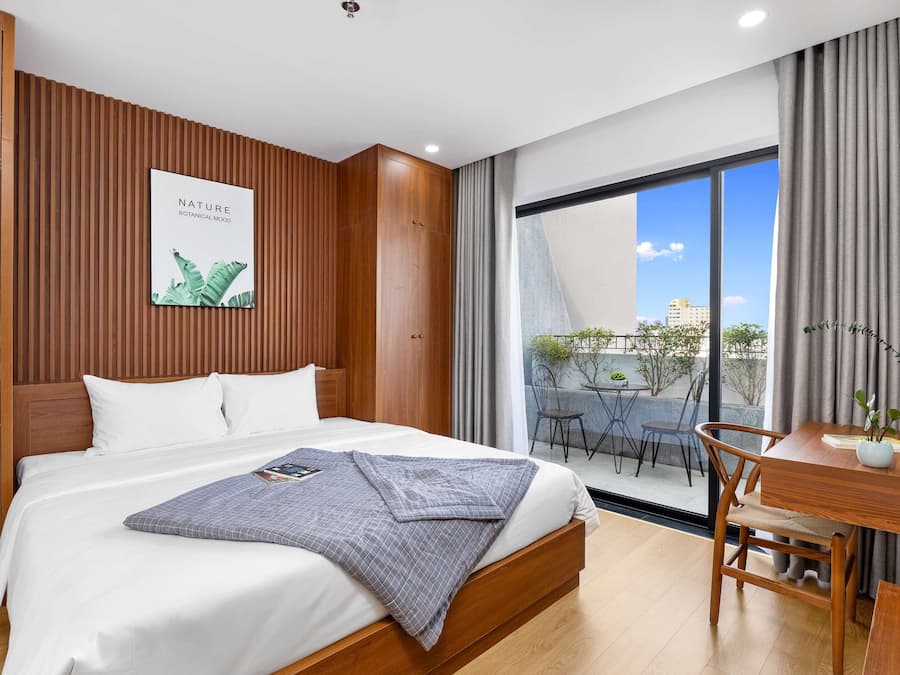 Deluxe Apartment | Roupas de cama premium, cofres nos quartos, cortinas blackout