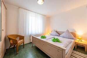 1 makuuhuone, ilmainen Wi-Fi, vuodevaatteet