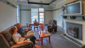 Living area - The Dannebrog Lodge Room 1 (Devonport)