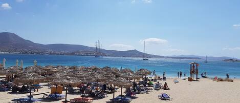 Beach nearby, beach towels