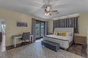 5 bedrooms, iron/ironing board, WiFi, bed sheets