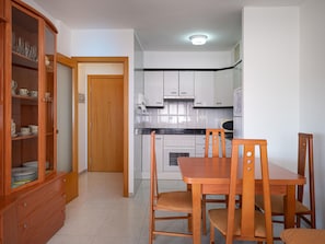 Microwave, oven, coffee/tea maker, toaster