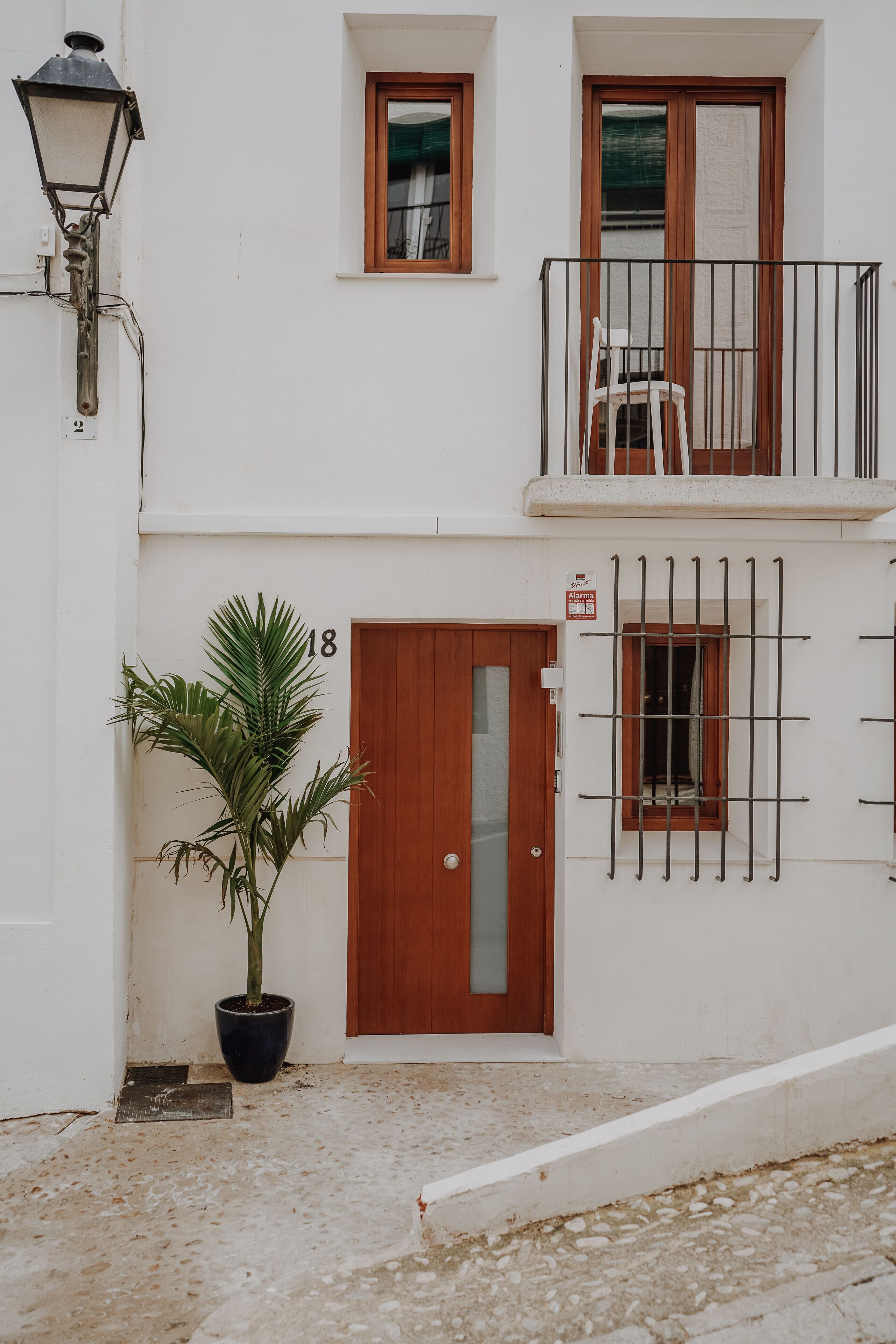 Fachada de la propiedad