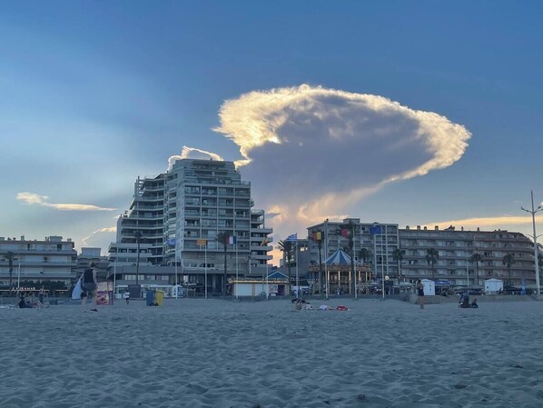 On the beach