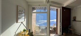 La Mongie - Renovated studio with south-facing terrace