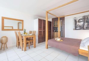 1 室のベッドルーム、アイロン / アイロン台、WiFi、ベッドシーツ