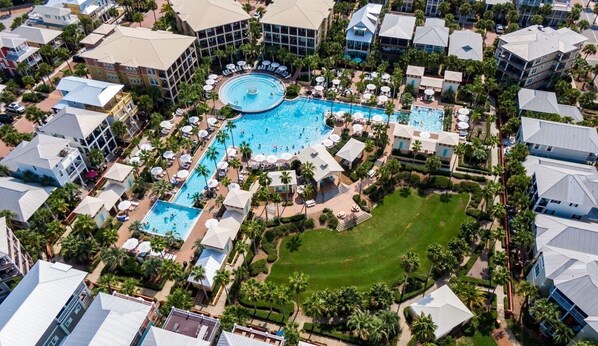 Pool - Balconies, Bikes, & Beach Vibes | Luxe Pet-Friendly Retreat Near Lagoon Pool (Panama City Beach)