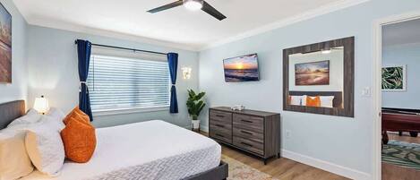 3 bedrooms, iron/ironing board, travel crib, WiFi