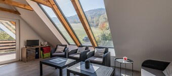 Apartment in top location with sauna and rooftop lounge for families and active vacation groups