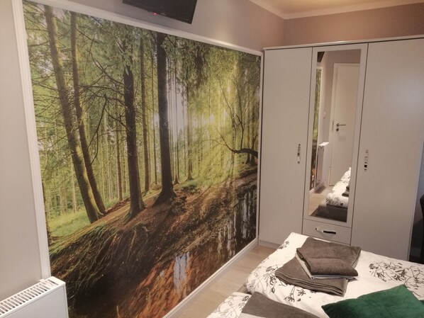 2 quartos, Wi-Fi, roupa de cama