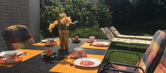 ☼ Apartamento báltico, luminoso, acogedor, en la planta baja con jardín y Terraza