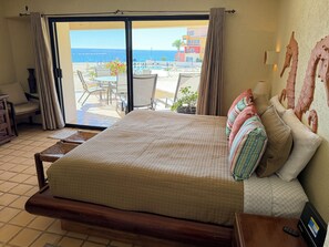 2 bedrooms, iron/ironing board, free WiFi, bed sheets - Beachfront condo in Terrasol, 10 min walk to downtown Cabo (Cabo San Lucas)