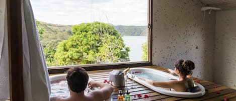 Boblebad, massagebehandlinger