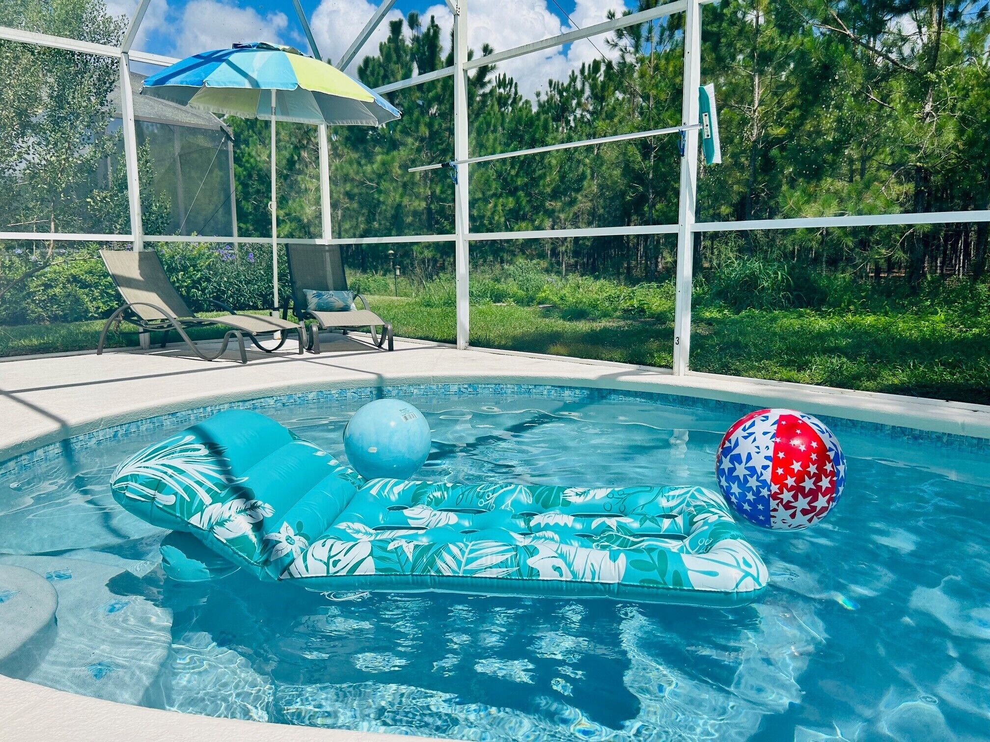 Private Conservation Views over your Pool Deck.