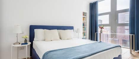 1 soverom, strykejern/-brett, wi-fi (inkludert) og sengetøy