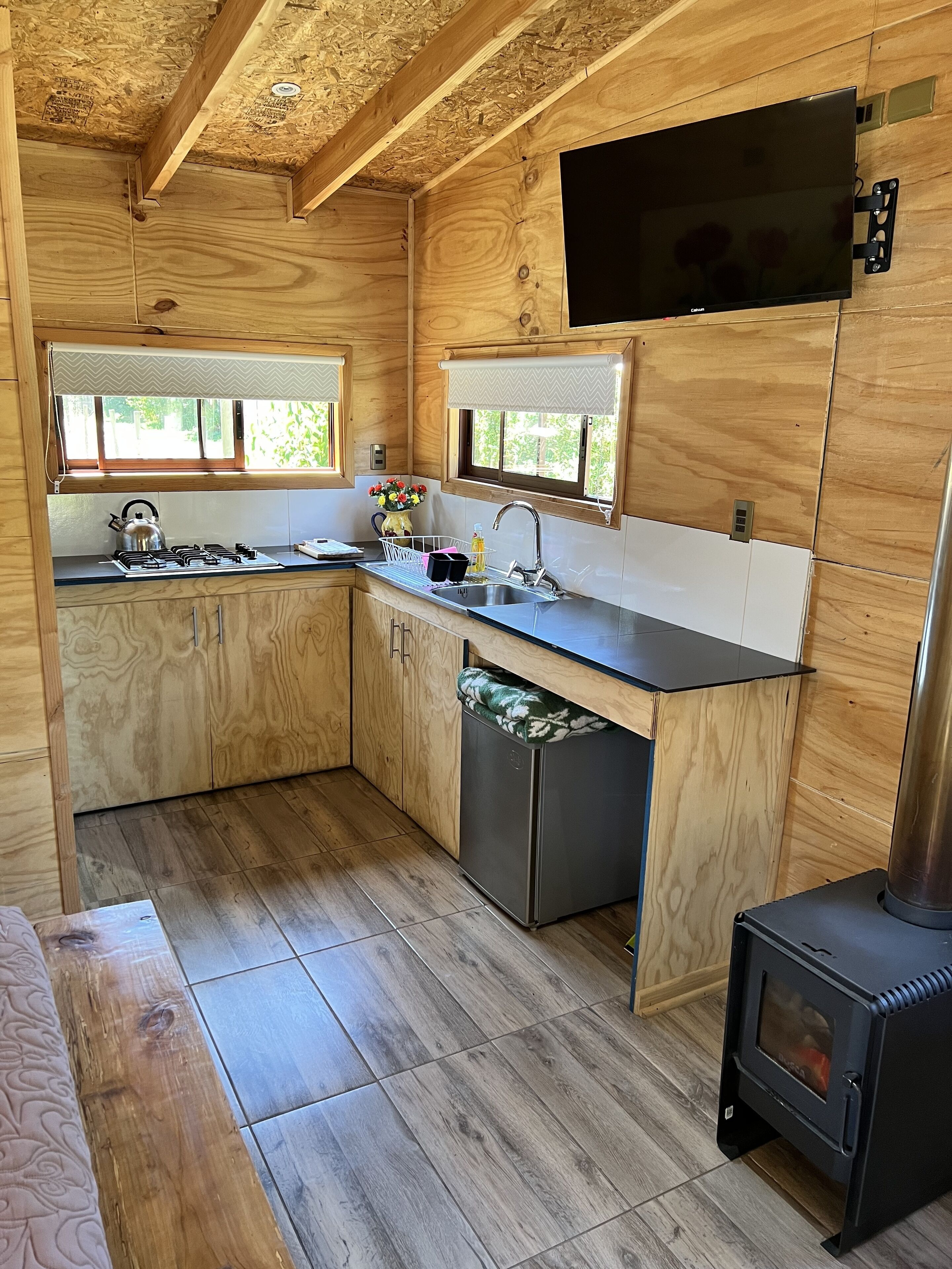 Cabin Tiêu chuẩn, 1 phòng ngủ | Bếp riêng | Tủ lạnh, lò nướng, dụng cụ pha cà phê/trà 