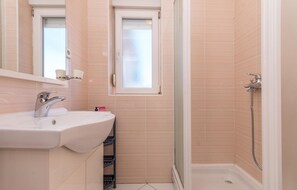 Shower, hair dryer