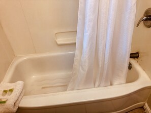 Hair dryer, towels, soap, shampoo - Two Queen Suite Cottage (Carmel-by-the-Sea)