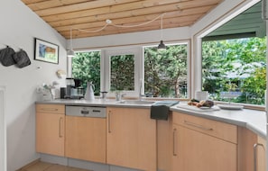 Fridge, microwave, stovetop, dishwasher - Amazing home in Samsø with sauna (Samsø)