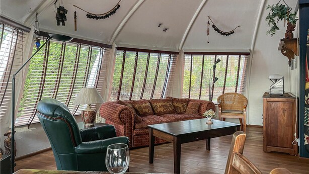 A cozy living room with a sofa, chairs, a table, and a wine glass. - Beautiful home in Chaam with WiFi (Chaam)