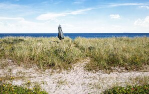 Vlak bij het strand