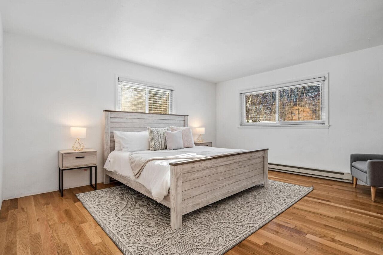 3 室のベッドルーム、WiFi、ベッドシーツ