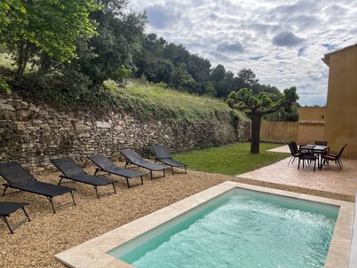 Provencal country house with private pool, air conditioning and wifi 