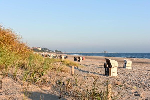 Tæt på stranden