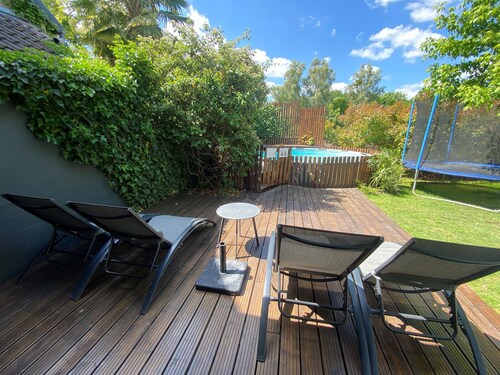 Charming 1930s Home: Pool, Trampoline, Next to Loire, Bikes Included