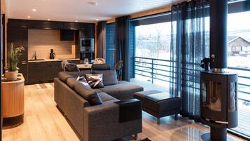 Télévision, cheminée