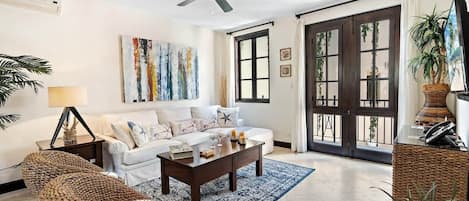 TV, DVD player, offices