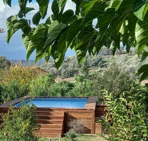 L' Amandier with communal swimming pool